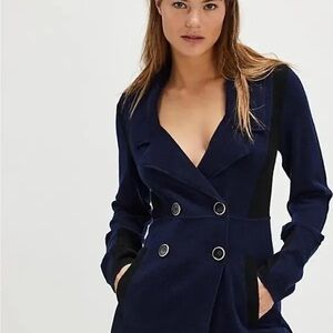 $398! FREE PEOPLE  Megan Cashmere Blazer Small NWOT